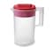 Rubbermaid Rubbermaid Simply Pour 1 gal Clear/Red Pitcher Plastic 2122590 - alternate 1